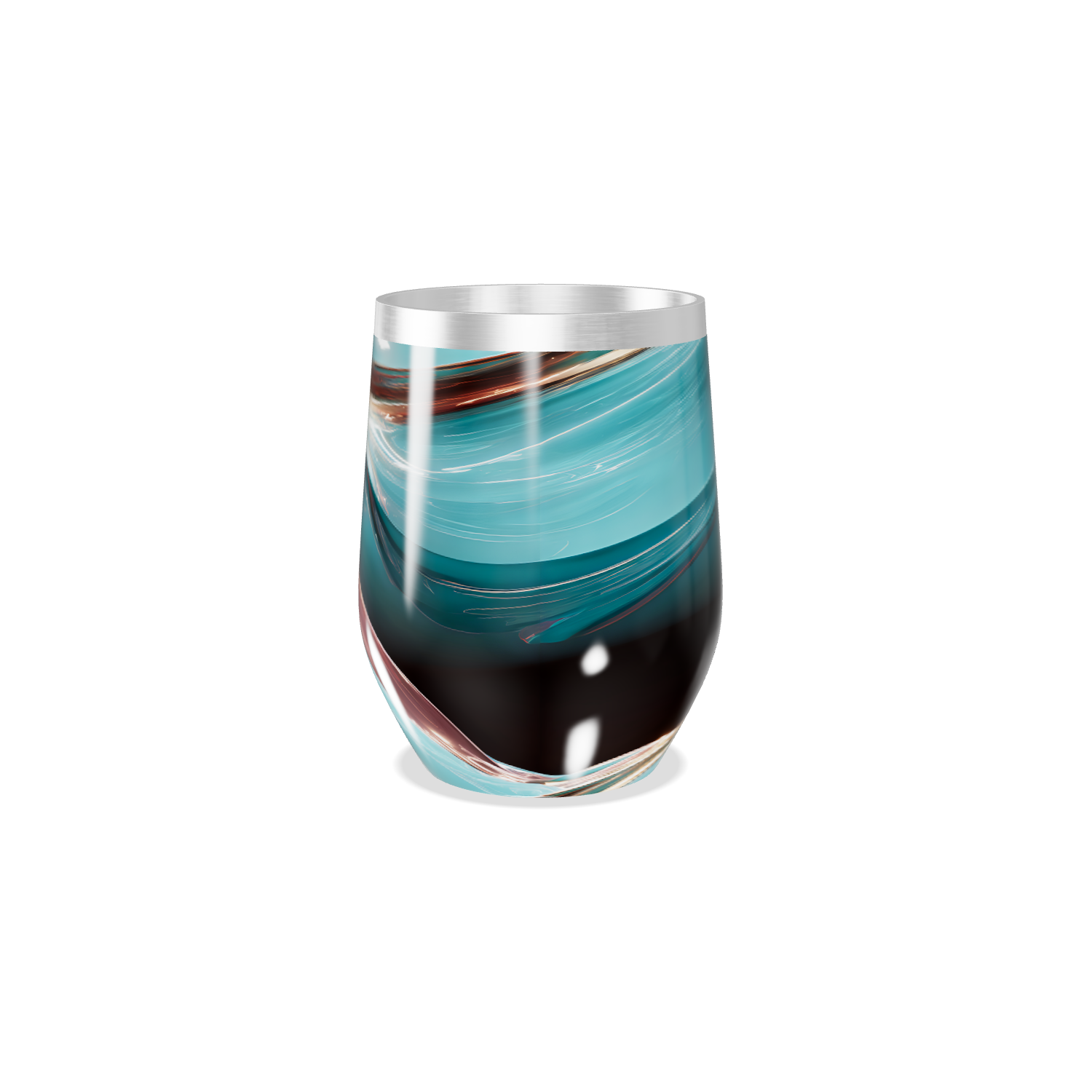 Copo Térmico Slim - Azul Metálico Aço Inox