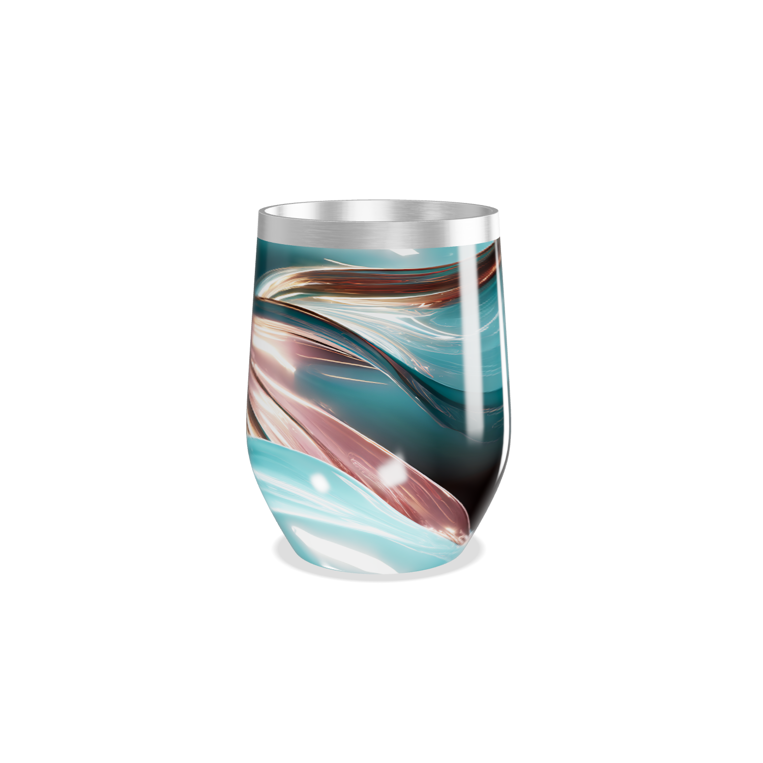 Copo Térmico Slim - Azul Metálico Aço Inox