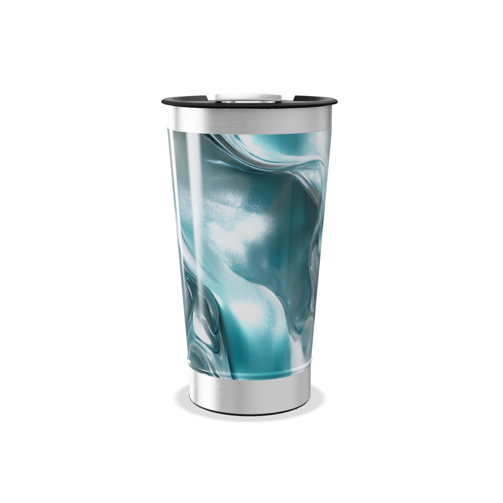 Copo Térmico - Azul Marmorizado Aço