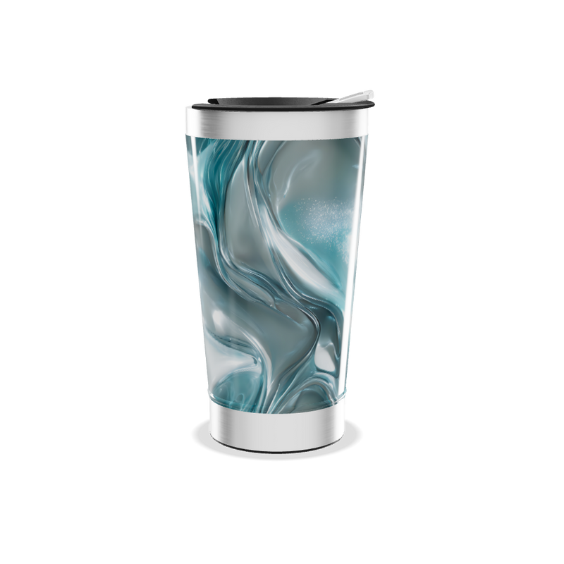 Copo Térmico - Azul Marmorizado Aço