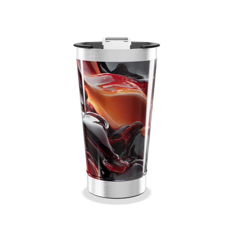 Copo Térmico - Design Abstrato Colorido