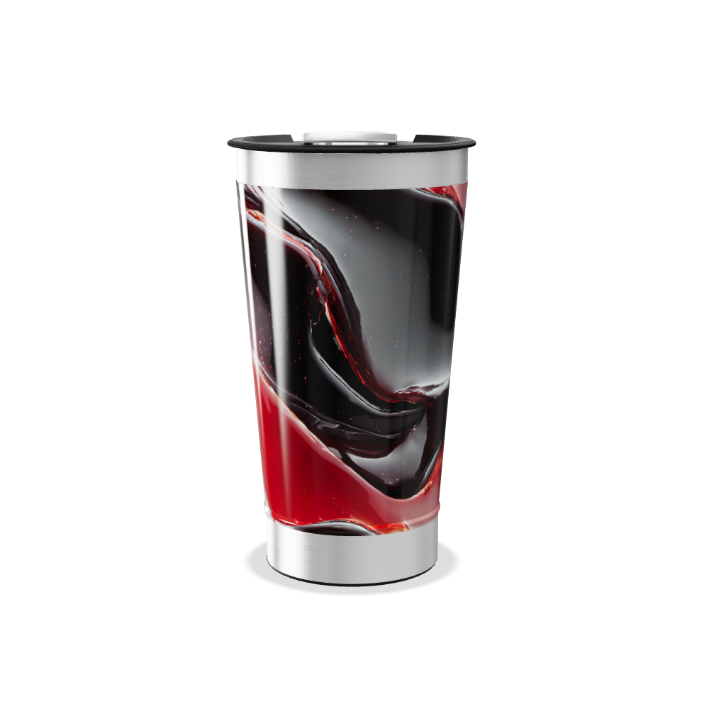 Copo Térmico - Design Abstrato Colorido