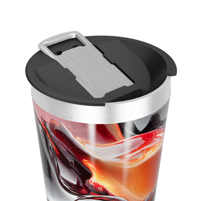 Copo Térmico - Design Abstrato Colorido