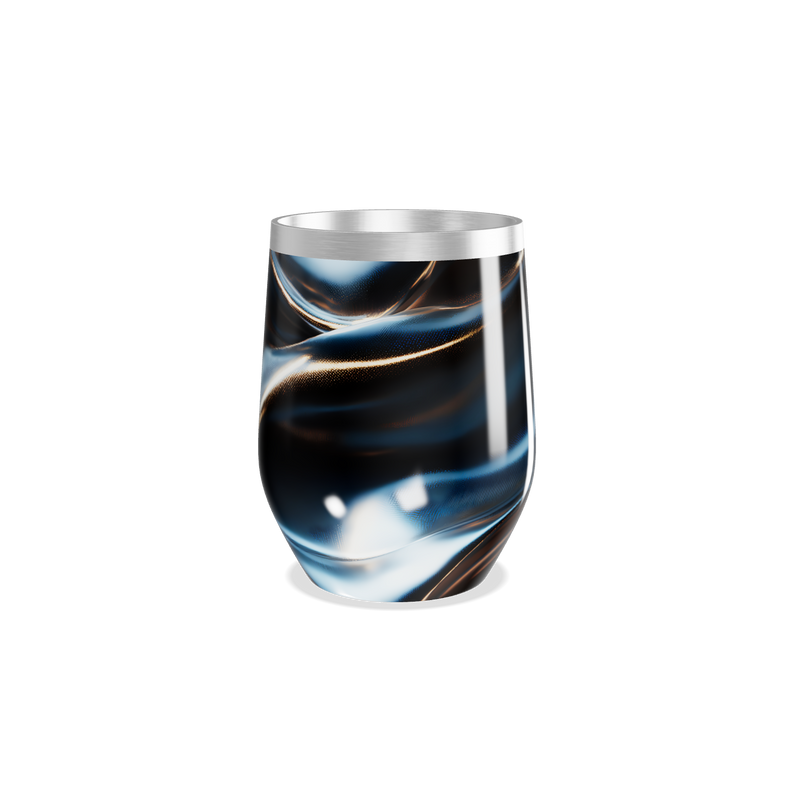 Copo Térmico Slim - Preto Metálico Aço Inox