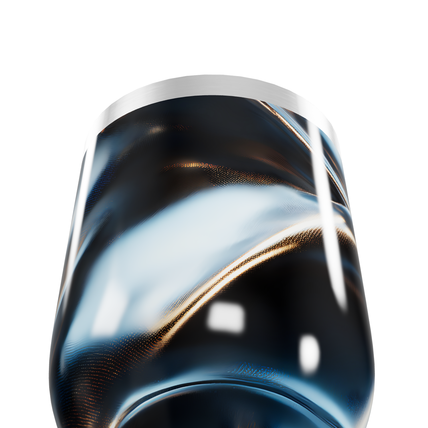 Copo Térmico Slim - Preto Metálico Aço Inox