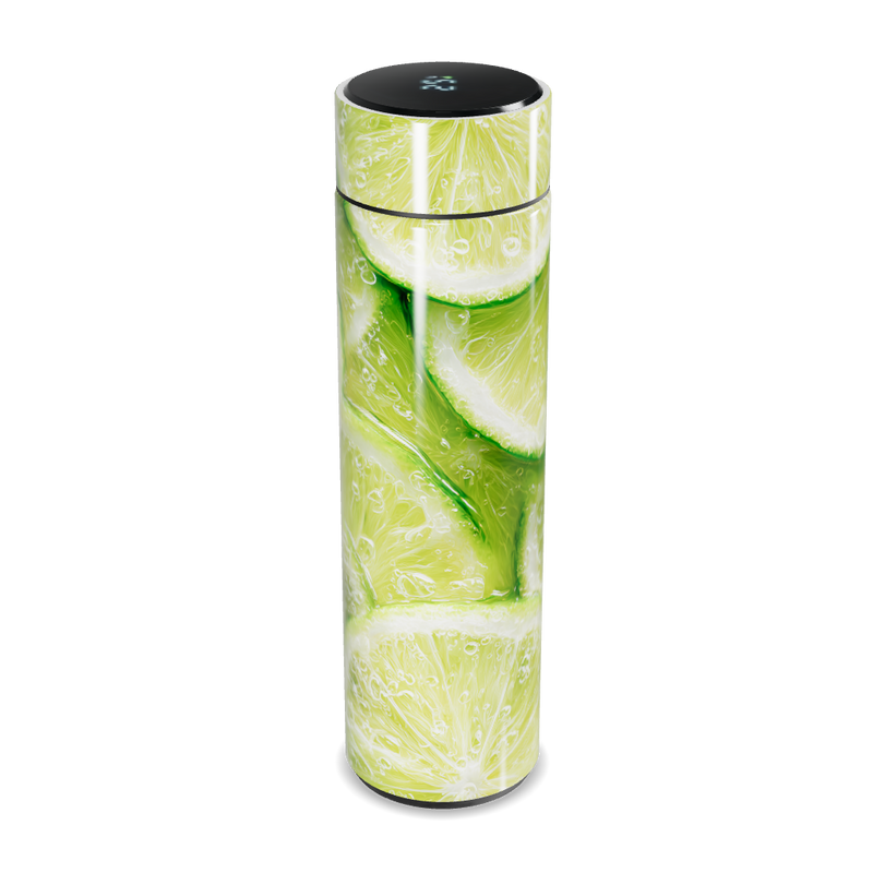 Garrafa Térmica Touch - Estampa Limão Verde