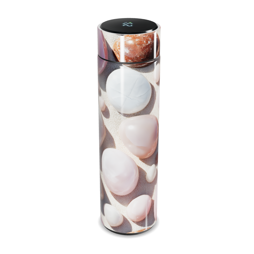 Garrafa Térmica Touch - Estampa Pedras Coloridas