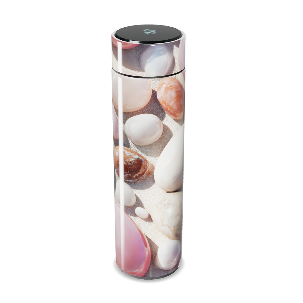 Garrafa Térmica Touch - Estampa Pedras Coloridas