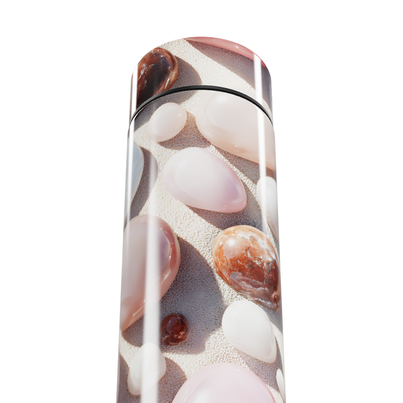 Garrafa Térmica Touch - Estampa Pedras Coloridas