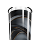 Copo Térmico - Preto com Design Espiral