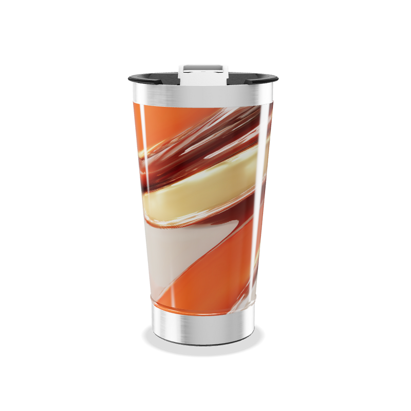Copo Térmico - Design Abstrato Colorido