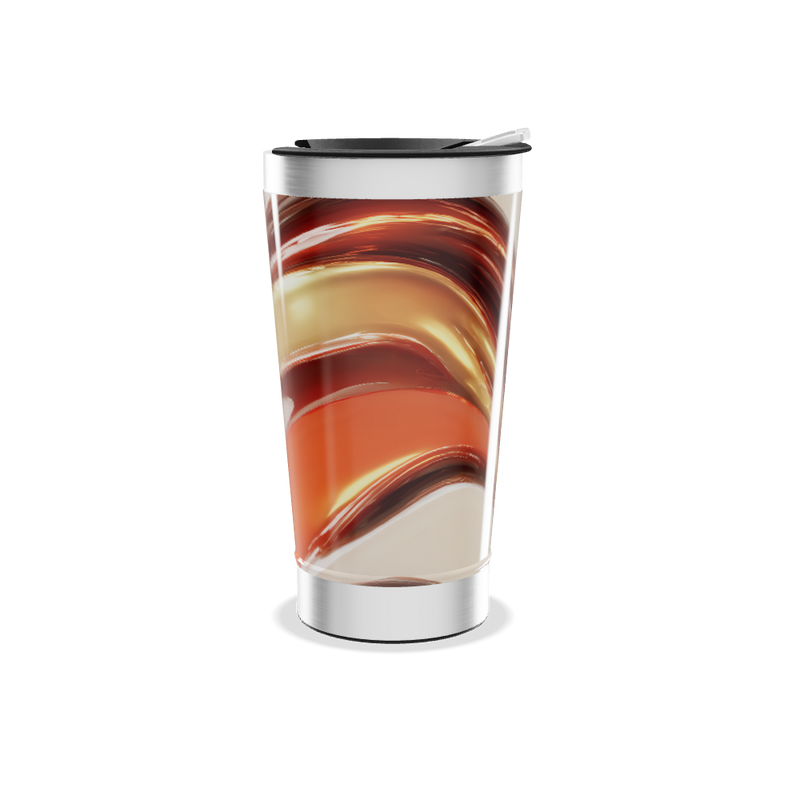 Copo Térmico - Design Abstrato Colorido