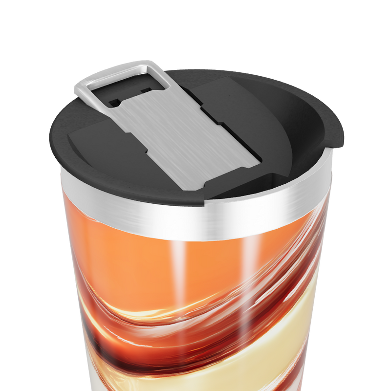 Copo Térmico - Design Abstrato Colorido