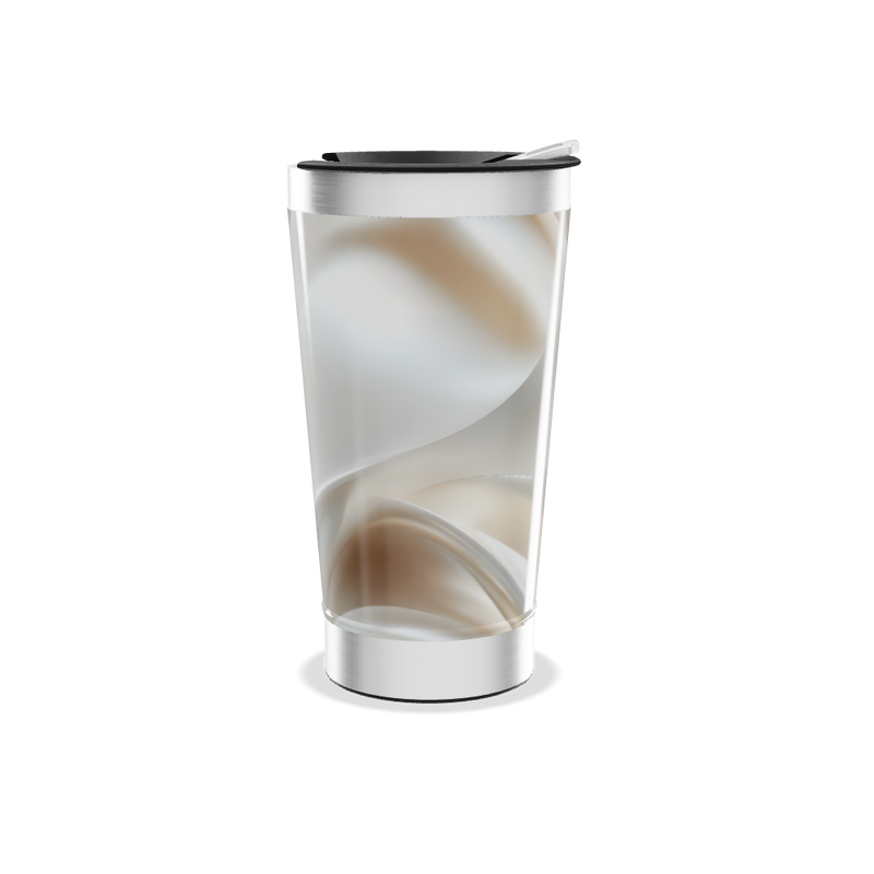 Copo Térmico - Inox com Estampa Marmorizada