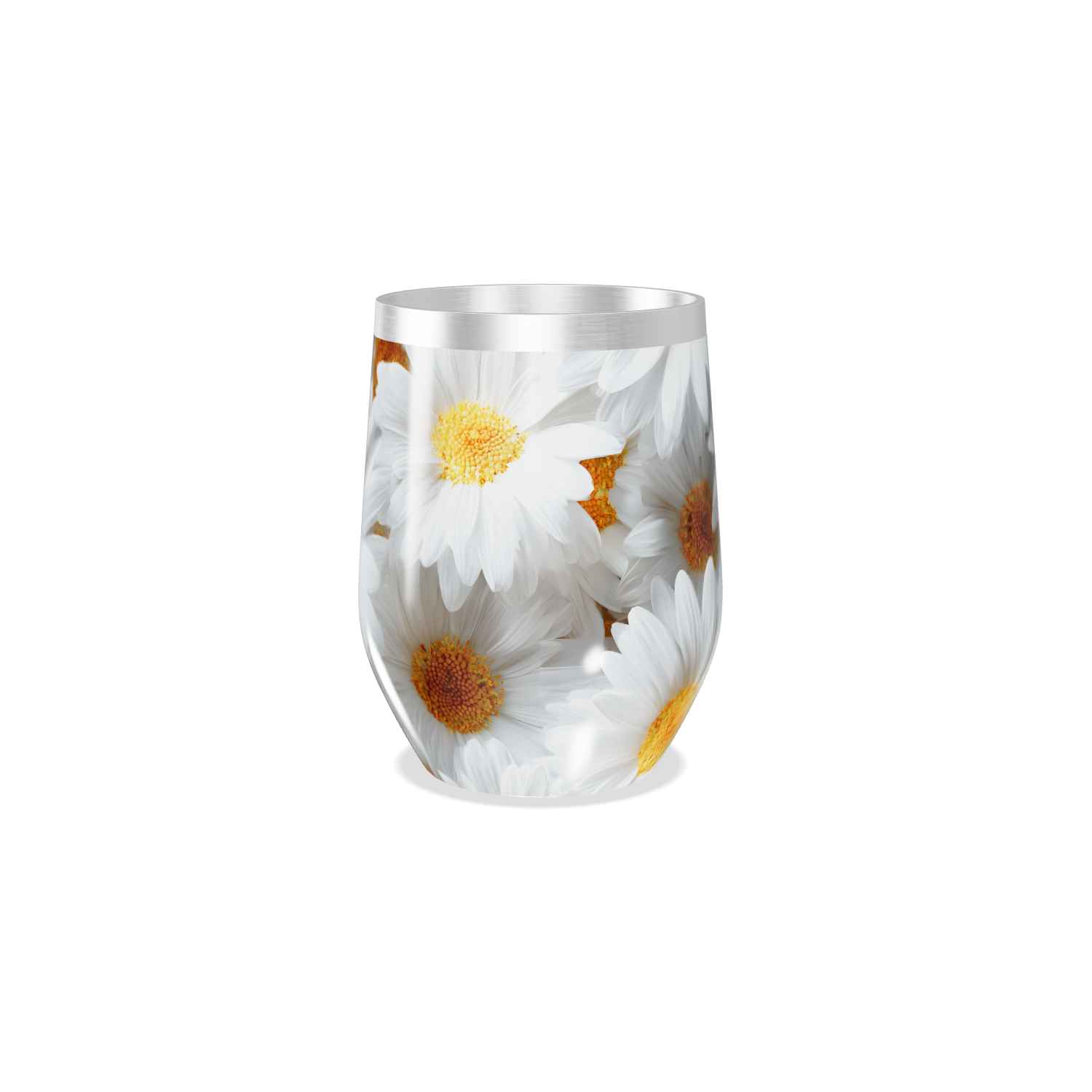 Copo Térmico Slim - Flores Margaridas