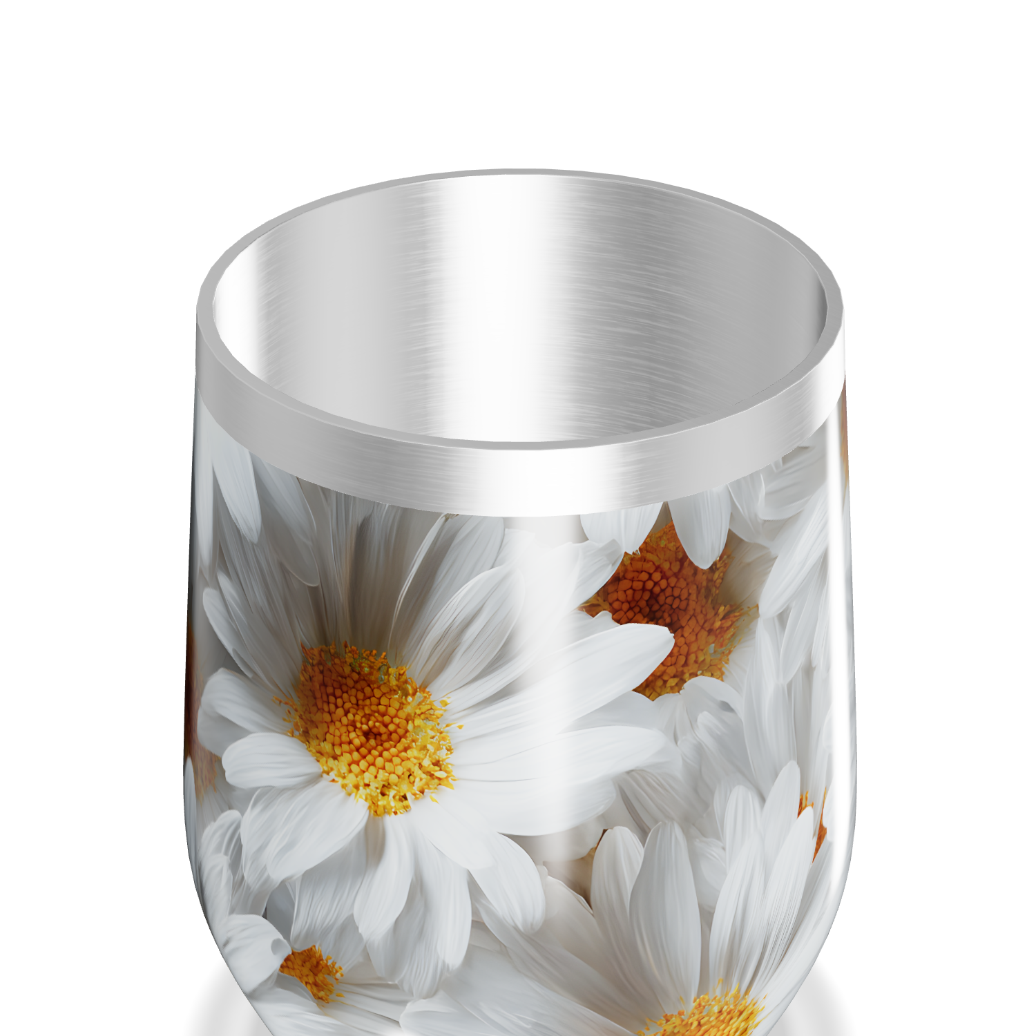 Copo Térmico Slim - Flores Margaridas