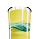 Copo Térmico - Amarelo com Design Ondulado