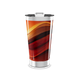 Copo Térmico - Estampa Abstrata Laranja