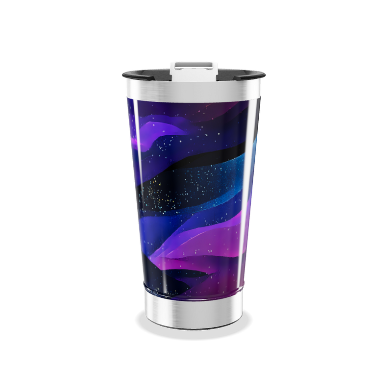 Copo Térmico - Estampa Galáxia Aço Inox