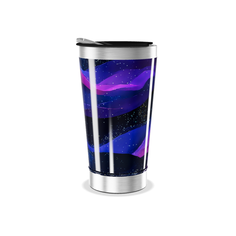 Copo Térmico - Estampa Galáxia Aço Inox