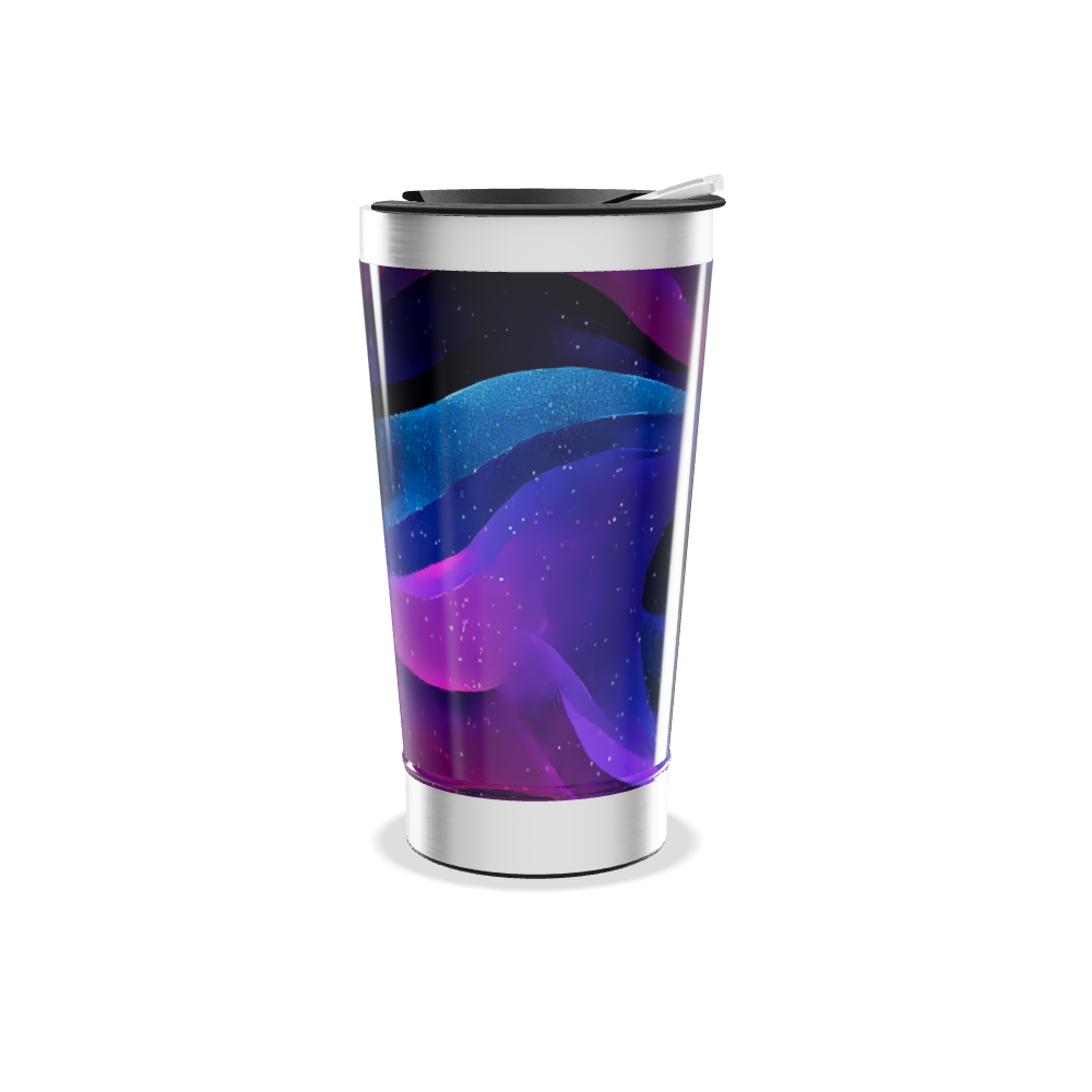 Copo Térmico - Estampa Galáxia Aço Inox