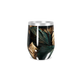 Copo Térmico Slim - Folhas Douradas e Verdes