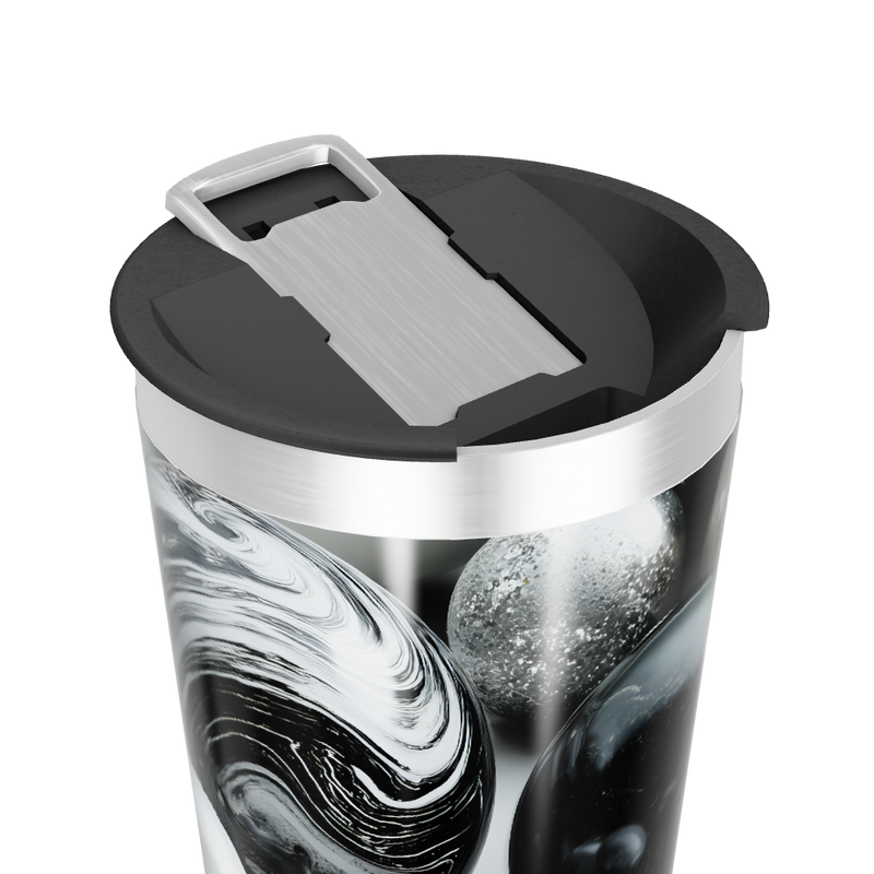 Copo Térmico - Preto com Bolas Decorativas