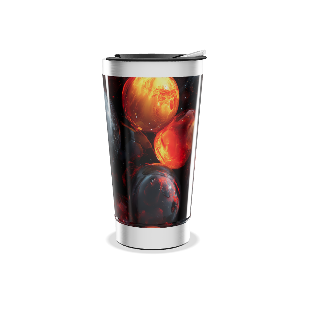 Copo Térmico - Estampa Galáxia Colorida