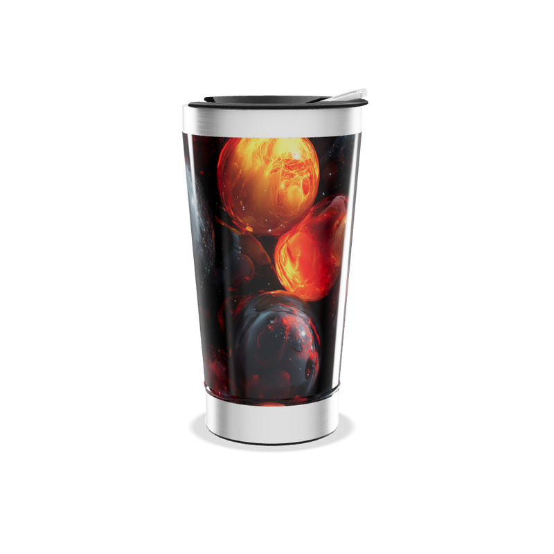 Copo Térmico - Estampa Galáxia Colorida