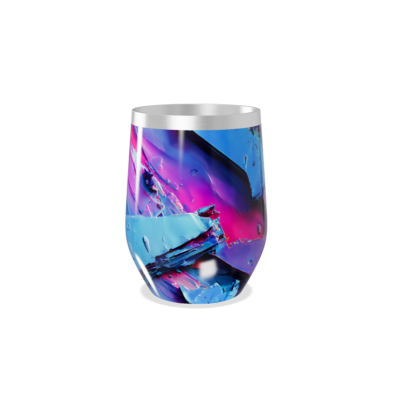 Copo Térmico Slim - Cristais Coloridos Inox