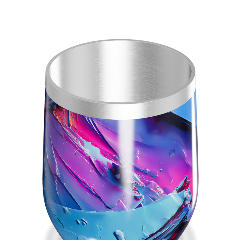 Copo Térmico Slim - Cristais Coloridos Inox