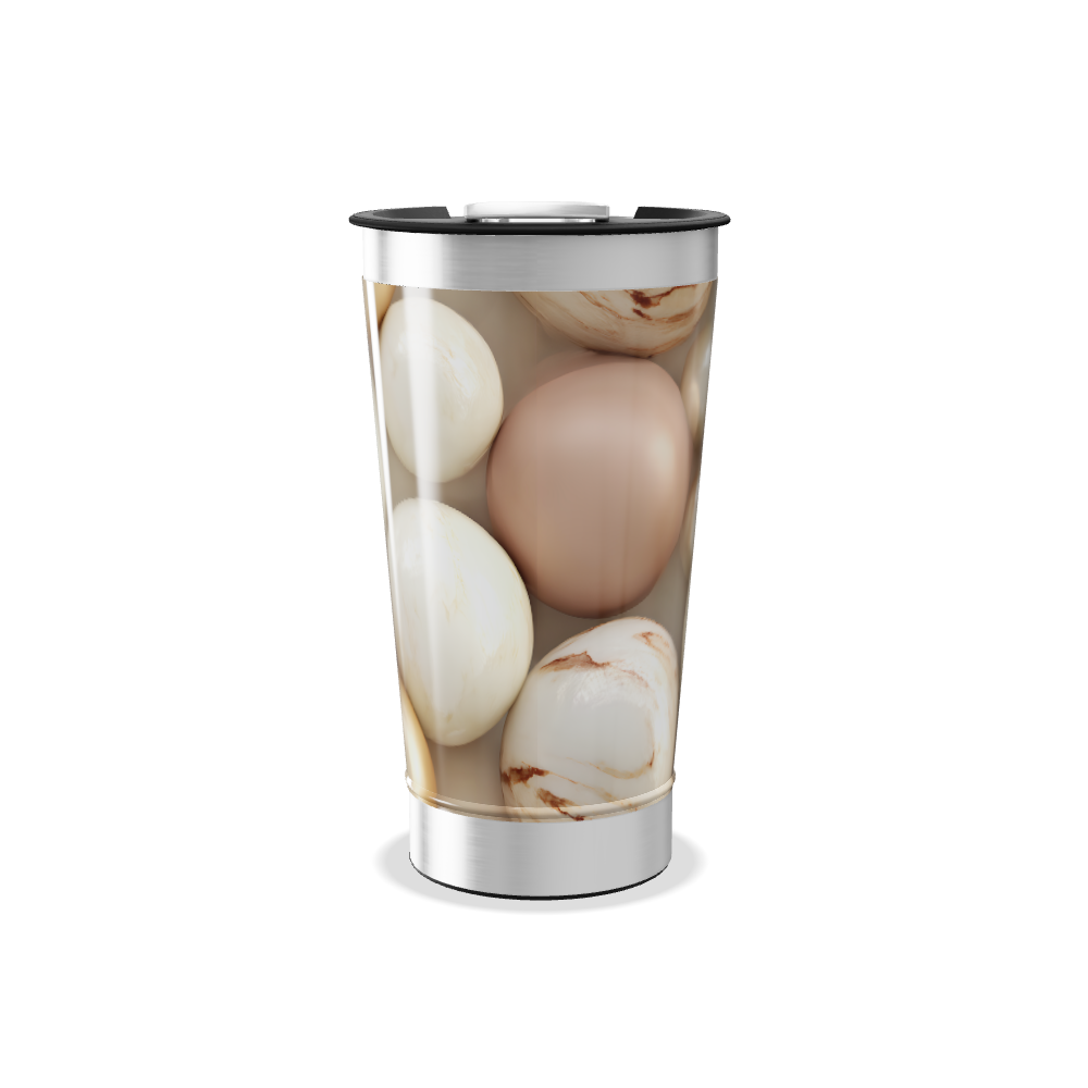 Copo Térmico - Pérola com Bolas Decorativas