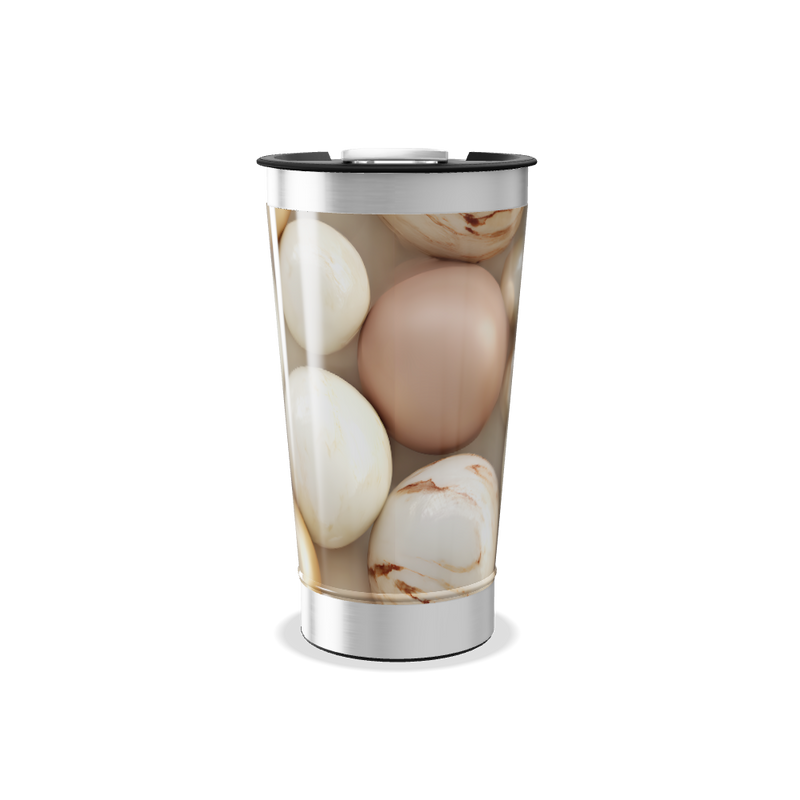 Copo Térmico - Pérola com Bolas Decorativas