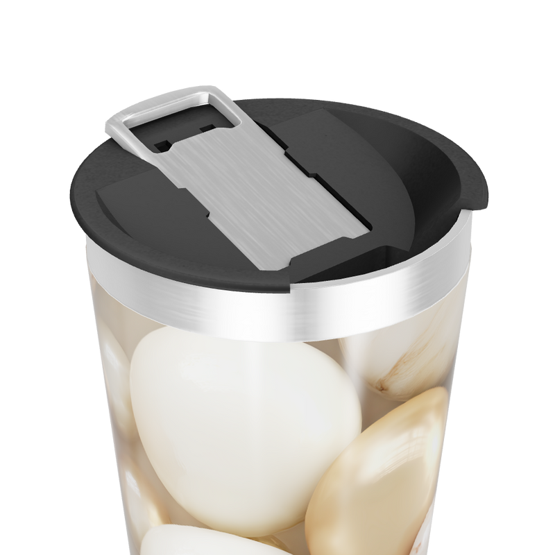 Copo Térmico - Pérola com Bolas Decorativas