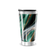 Copo Térmico - Verde Abstrato Aço Inox