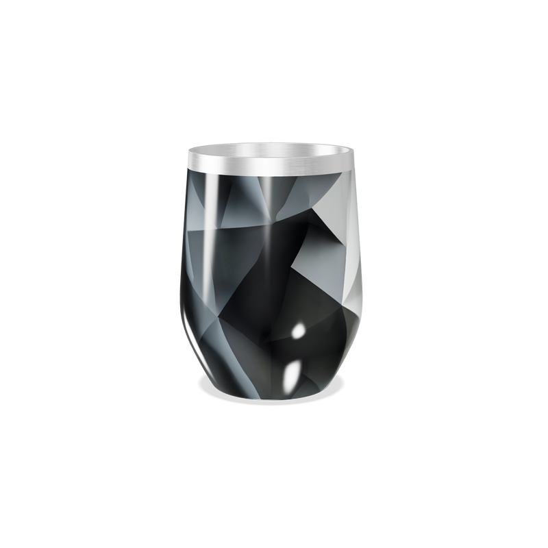 Copo Térmico Slim - Geométrico Preto Branco