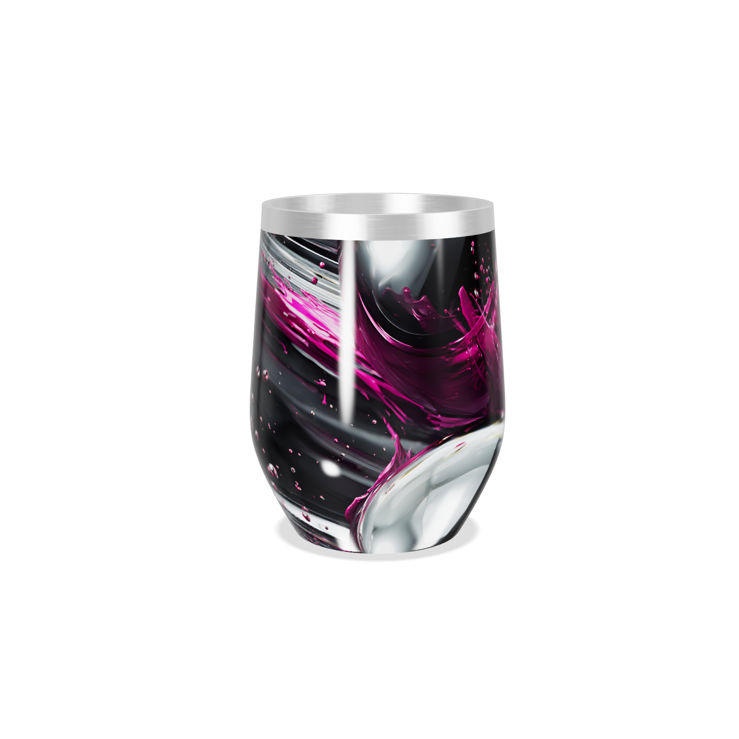 Copo Térmico Slim - Estampa Abstrata Colorida