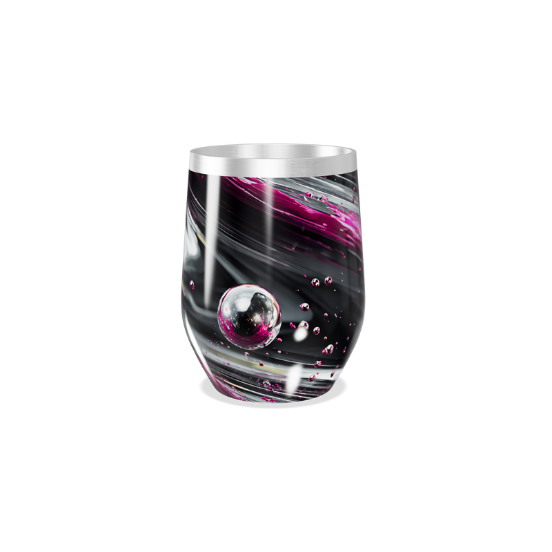 Copo Térmico Slim - Estampa Abstrata Colorida