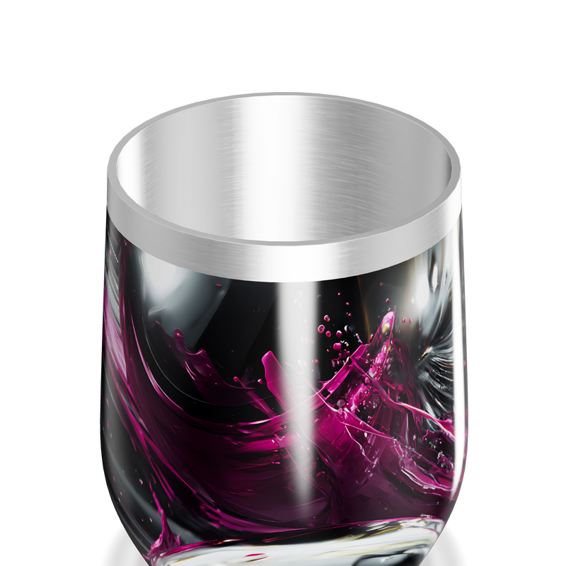 Copo Térmico Slim - Estampa Abstrata Colorida