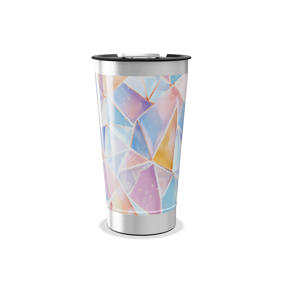 Copo Térmico - Estampa Geométrica Colorida