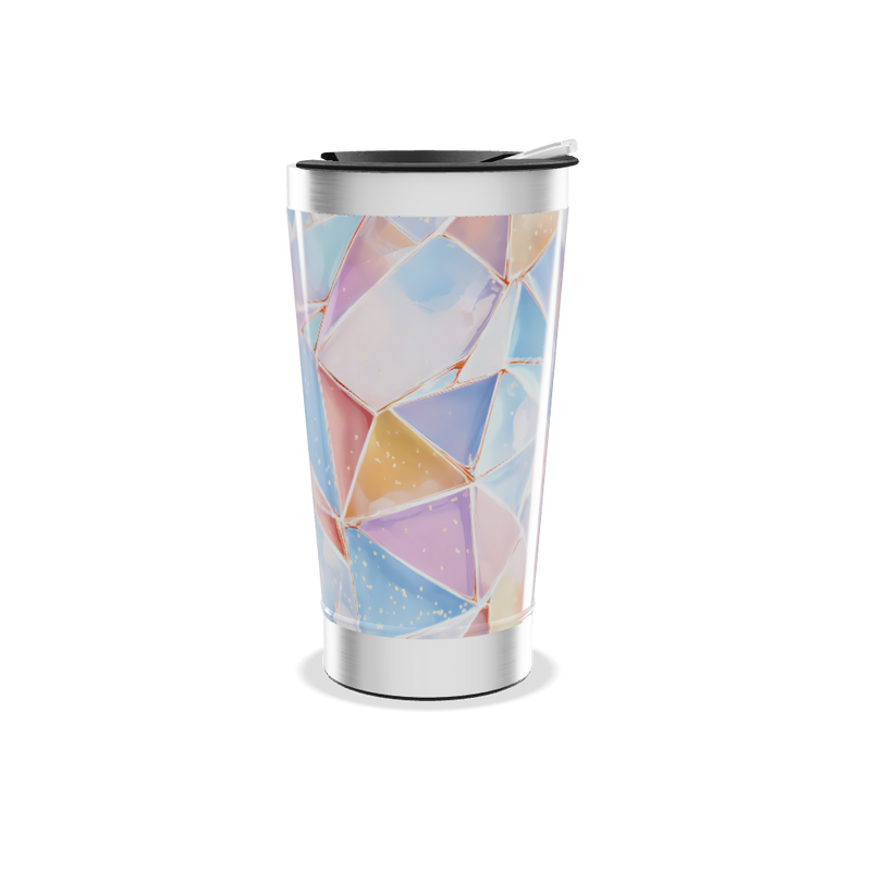 Copo Térmico - Estampa Geométrica Colorida