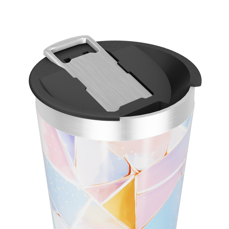 Copo Térmico - Estampa Geométrica Colorida