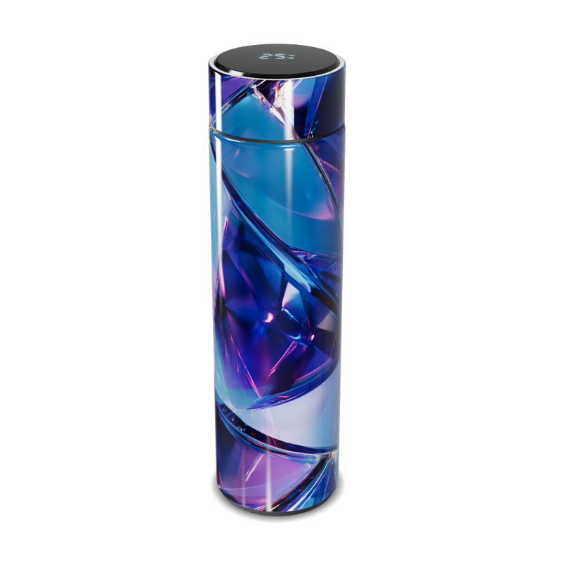 Garrafa Térmica Touch - Cristal Azul Digital