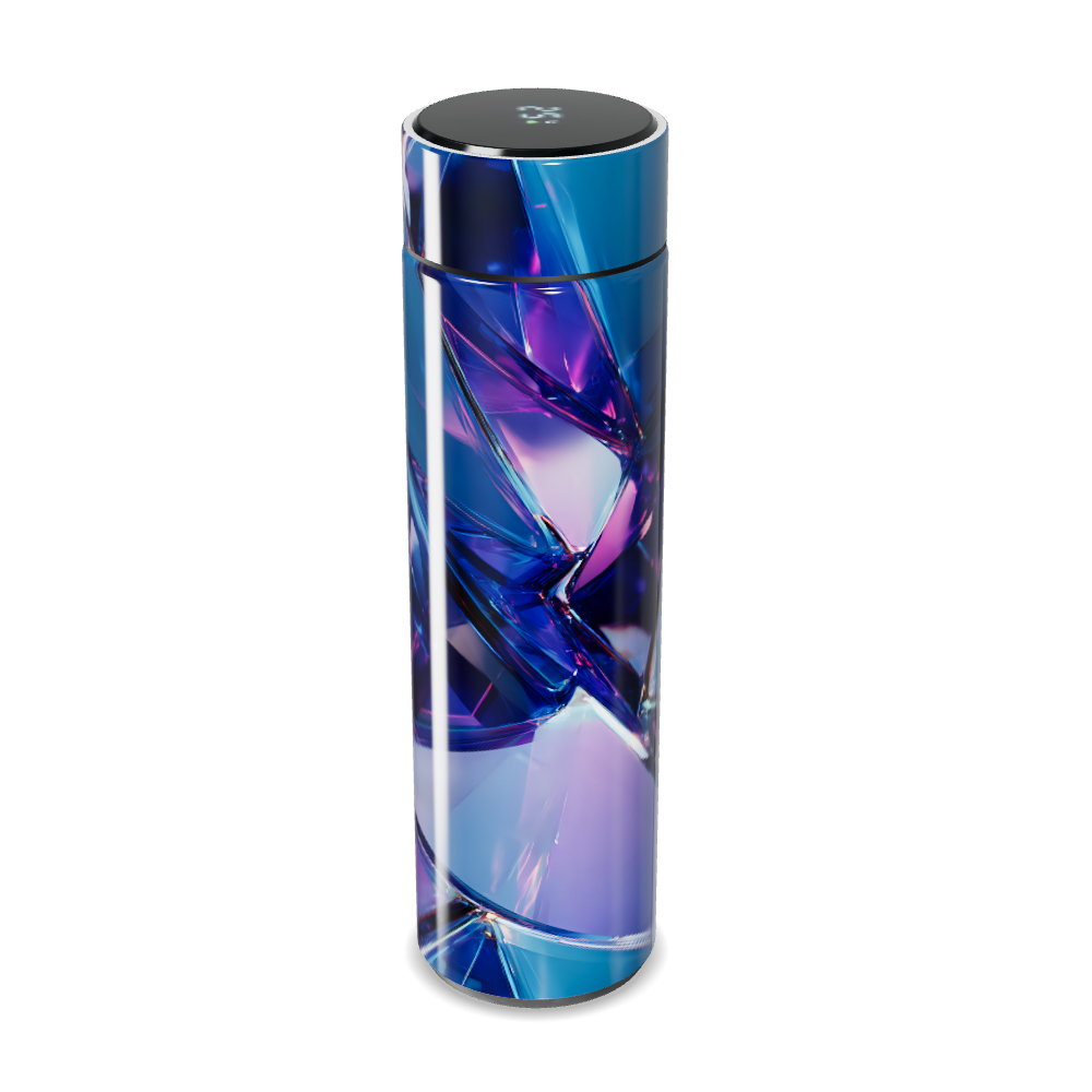 Garrafa Térmica Touch - Cristal Azul Digital