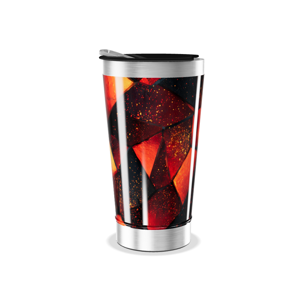 Copo Térmico - Estampa Geométrica Colorida