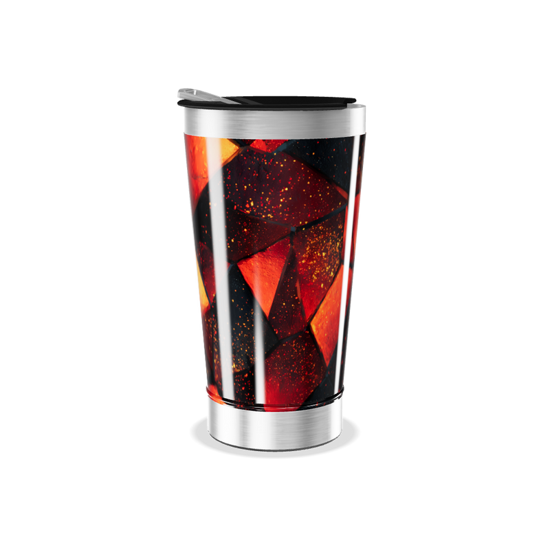 Copo Térmico - Estampa Geométrica Colorida