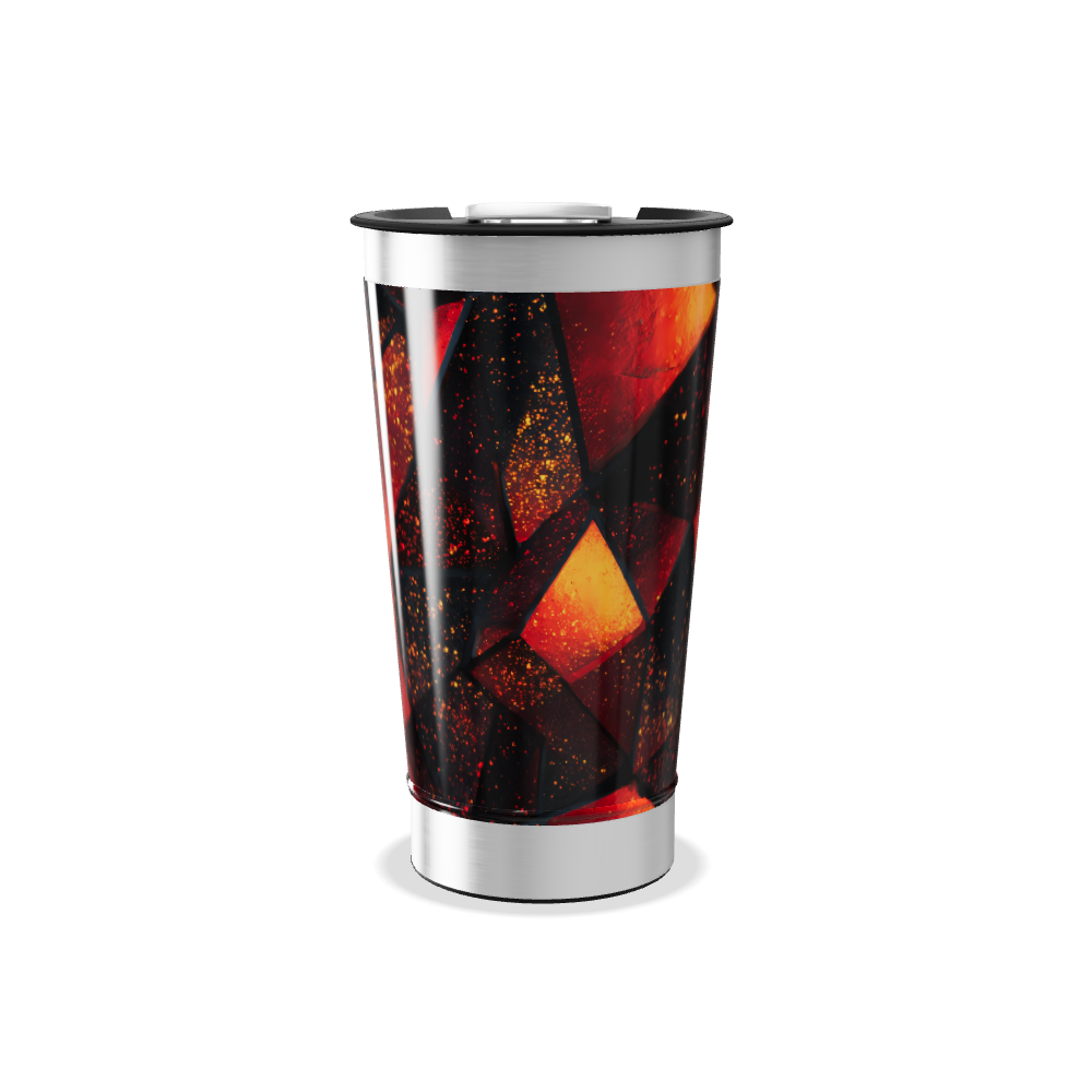 Copo Térmico - Estampa Geométrica Colorida