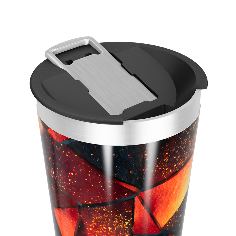 Copo Térmico - Estampa Geométrica Colorida