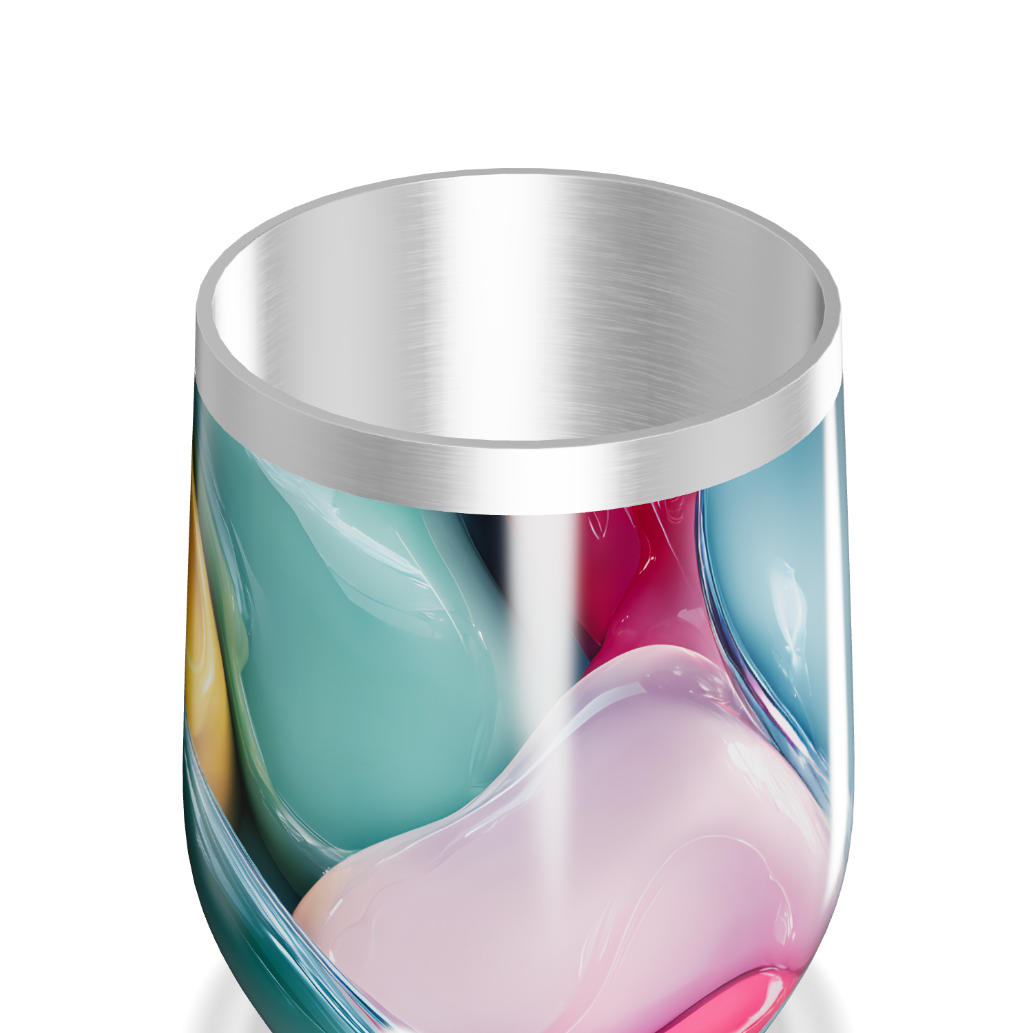 Copo Térmico Slim - Colorido Acrílico Moderno