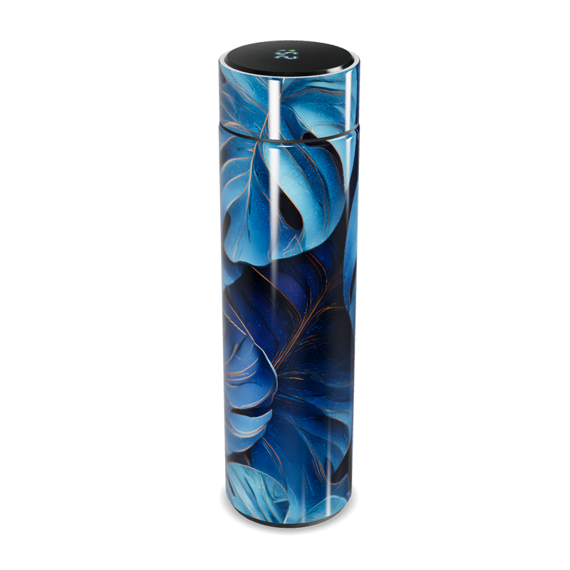 Garrafa Térmica Touch - Folhagem Azul